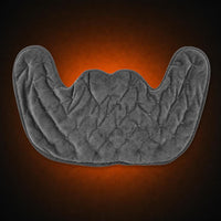 Manta Térmica MyHeron, vista de estudio abierta sobre cuello y hombros