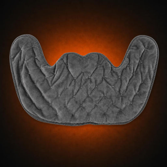 Manta Térmica MyHeron, vista de estudio abierta sobre cuello y hombros